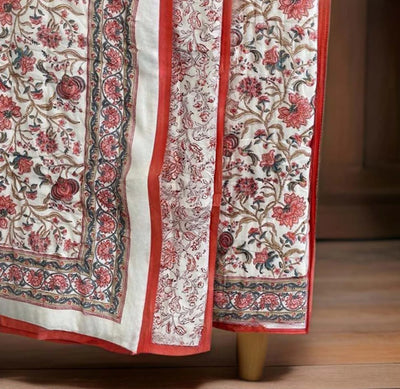 Pari Block Print Cotton Eiderdown