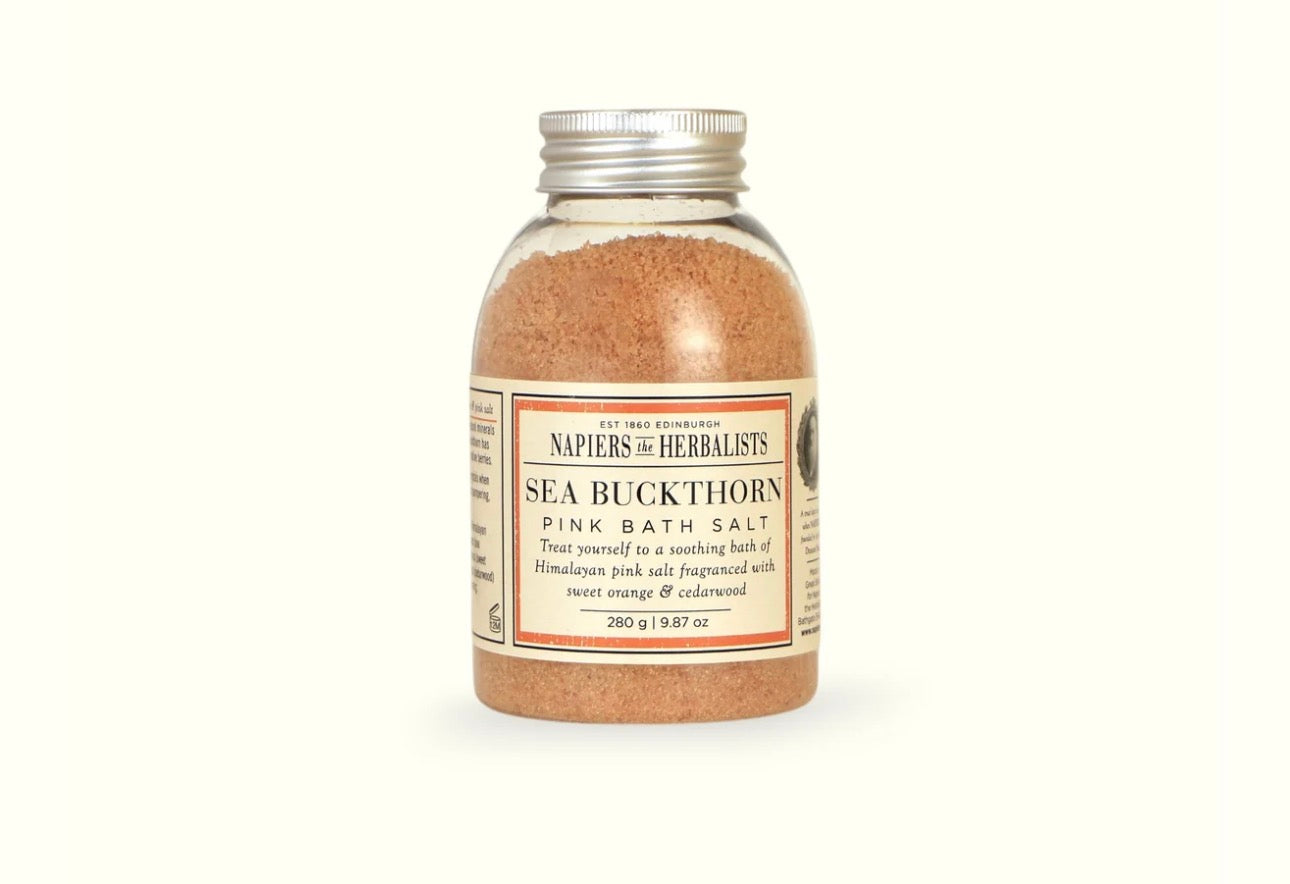 Napiers Sea Buckthorn Pink Bath Salts