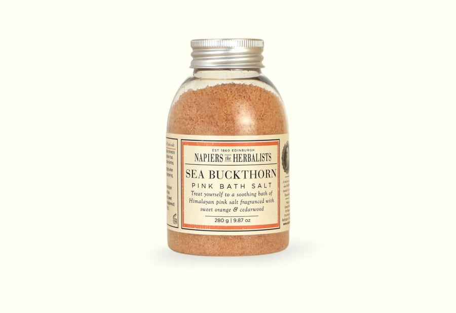 Napiers Sea Buckthorn Pink Bath Salts