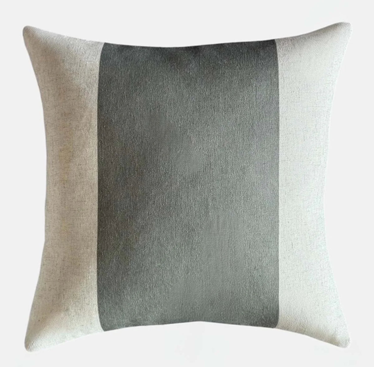 Atlantic Stripe Cushion Light Green