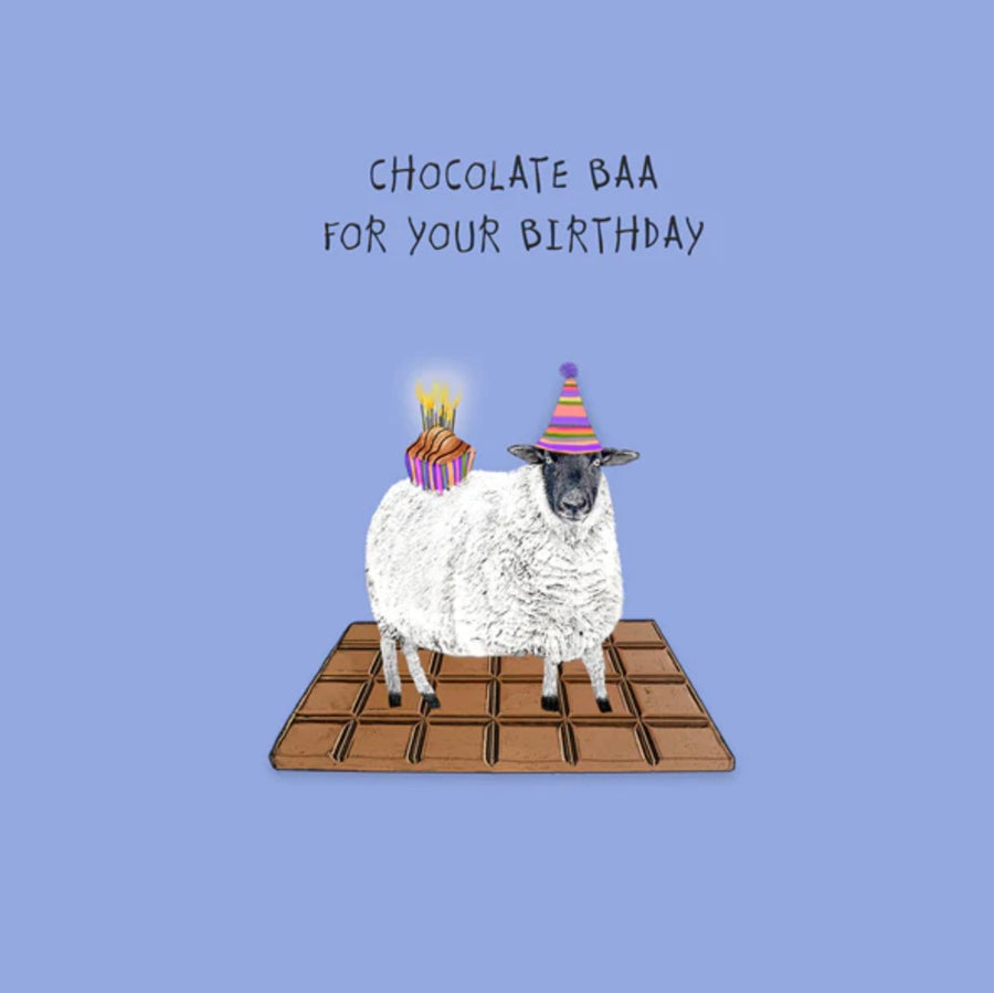 Chocolate Baa Card