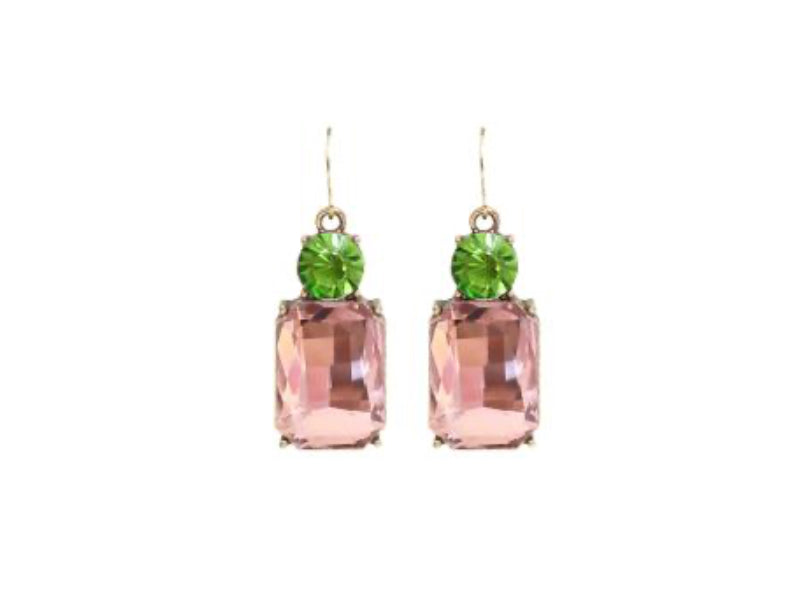 Vintage Gem Drop Earrings