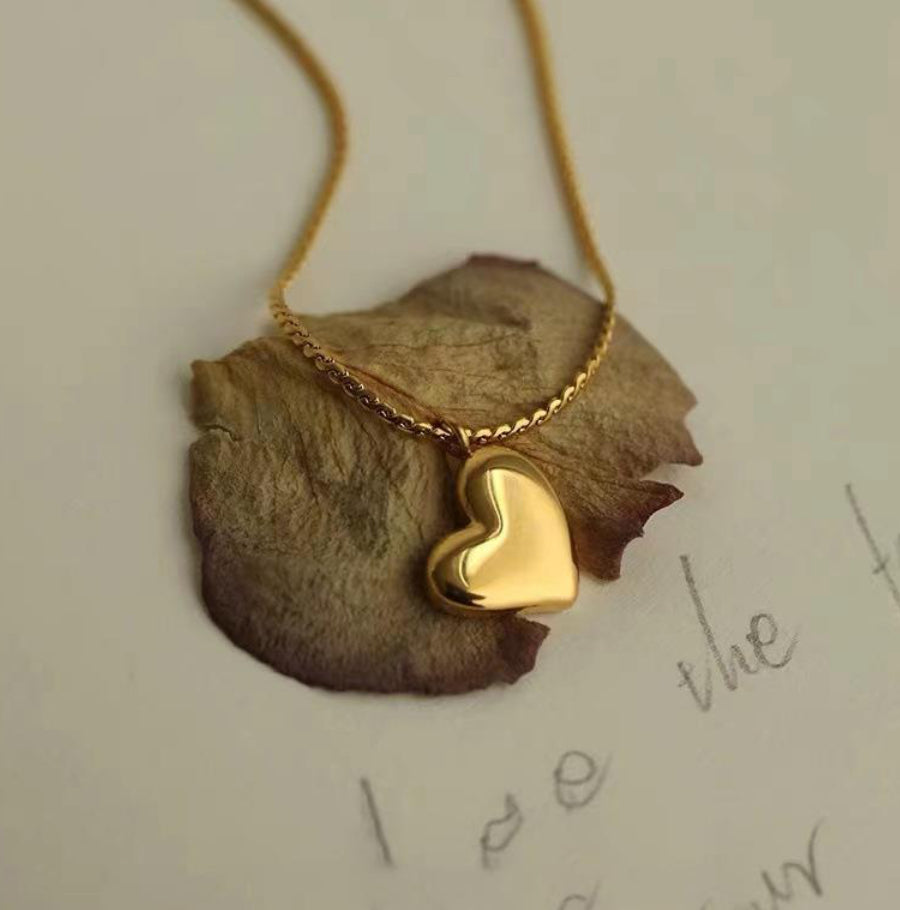 Gold Heart Necklace