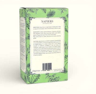 Napiers Detoxitea Herbal Tea Blend Aurina Pop UP Ltd