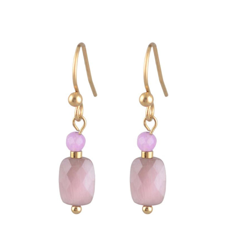 Pretty Natural Stone Dangly Earring
