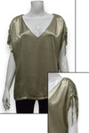 Nella Ruched Satin Top