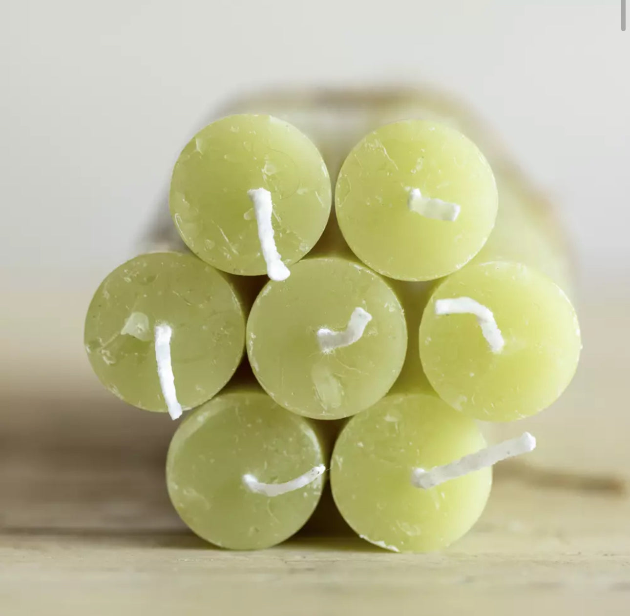 Rustic Dinner Candle Avocado