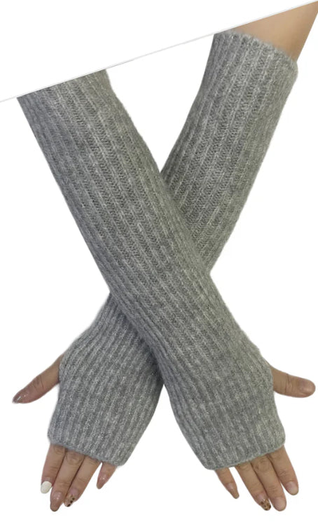 Plain Knitted Wool Gloves