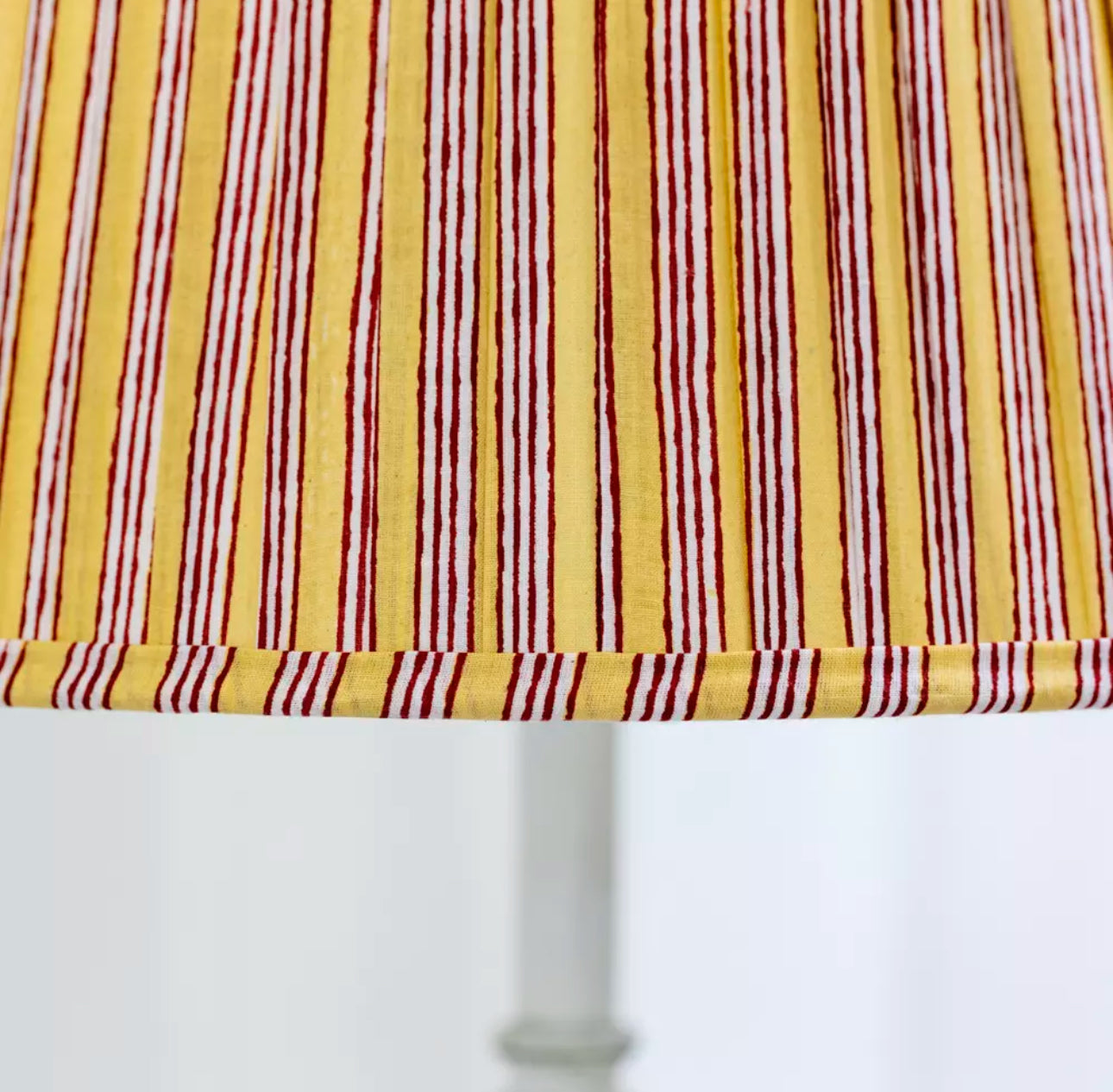 Butterscotch Stripe Lampshade - 35 cm