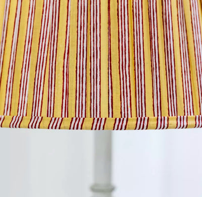 Butterscotch Stripe Lampshade - 40 cm