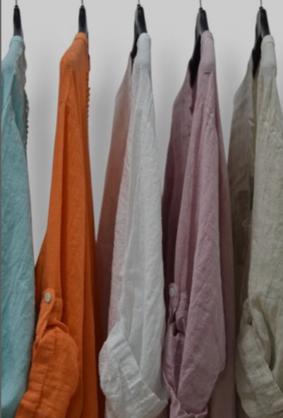 Luna Linen Tunic Blouse