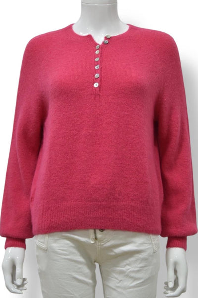 Bethany Buttoned Alpaca Jumper
