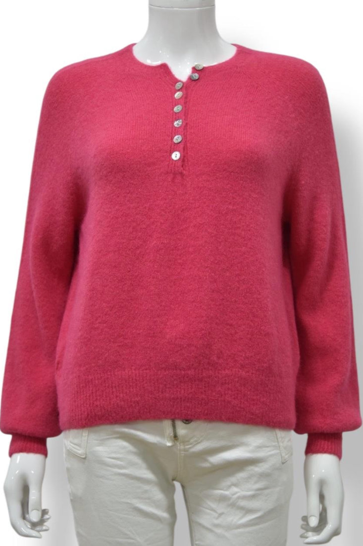 Bethany Buttoned Alpaca Jumper