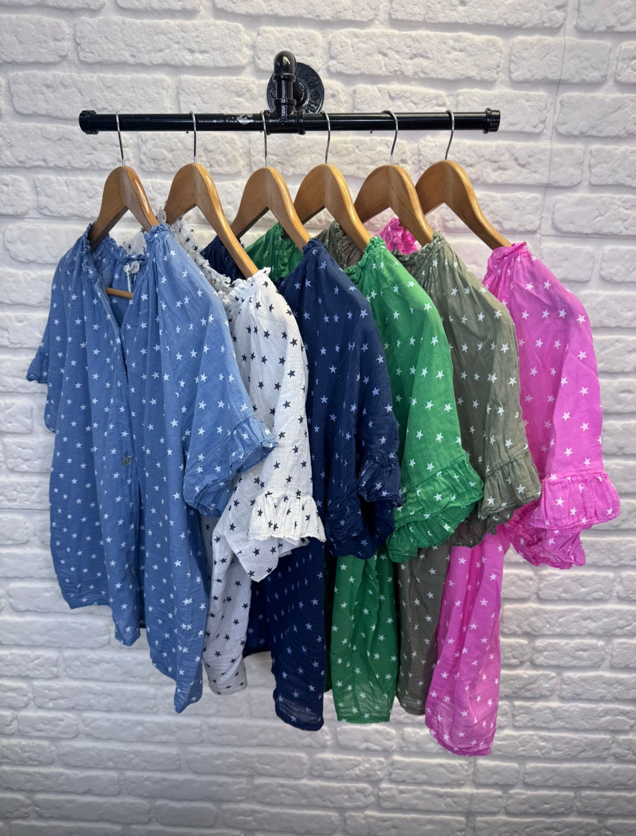 Suzie Star Cotton Blouse