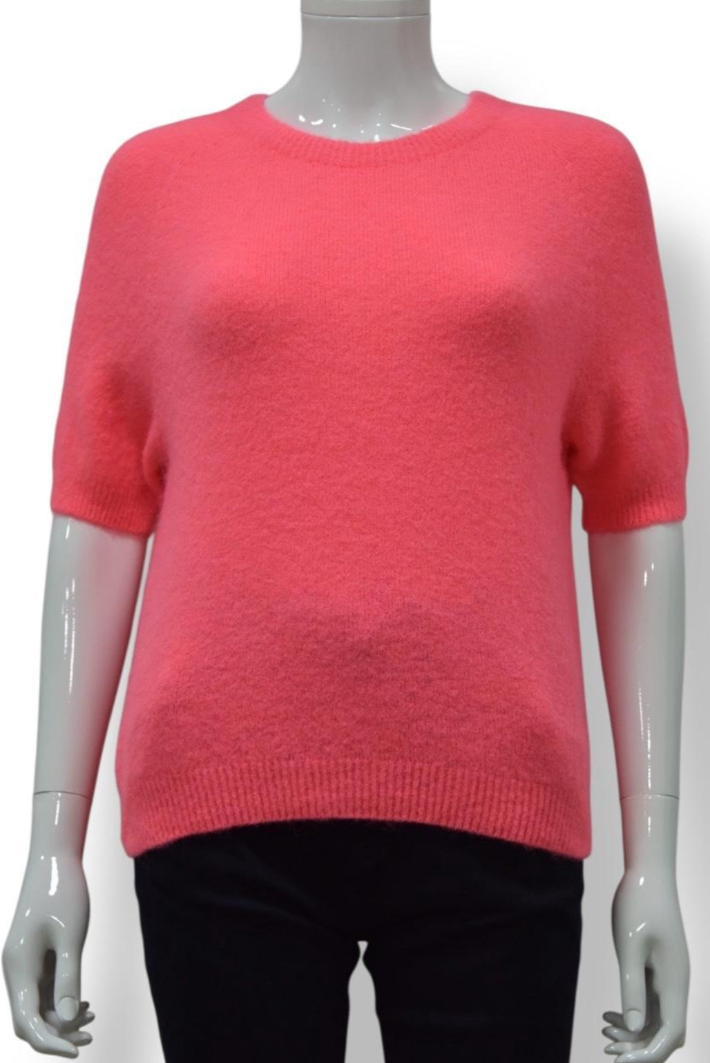 Edith Loose Fit Short Sleeve Alpaca Blend Jumper