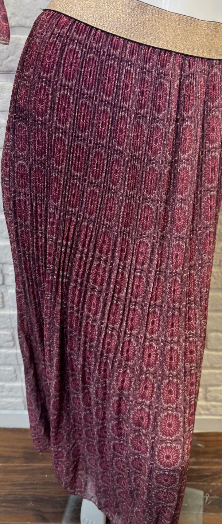Pleated Skirt  Mandala Print Aurina Pop UP Ltd