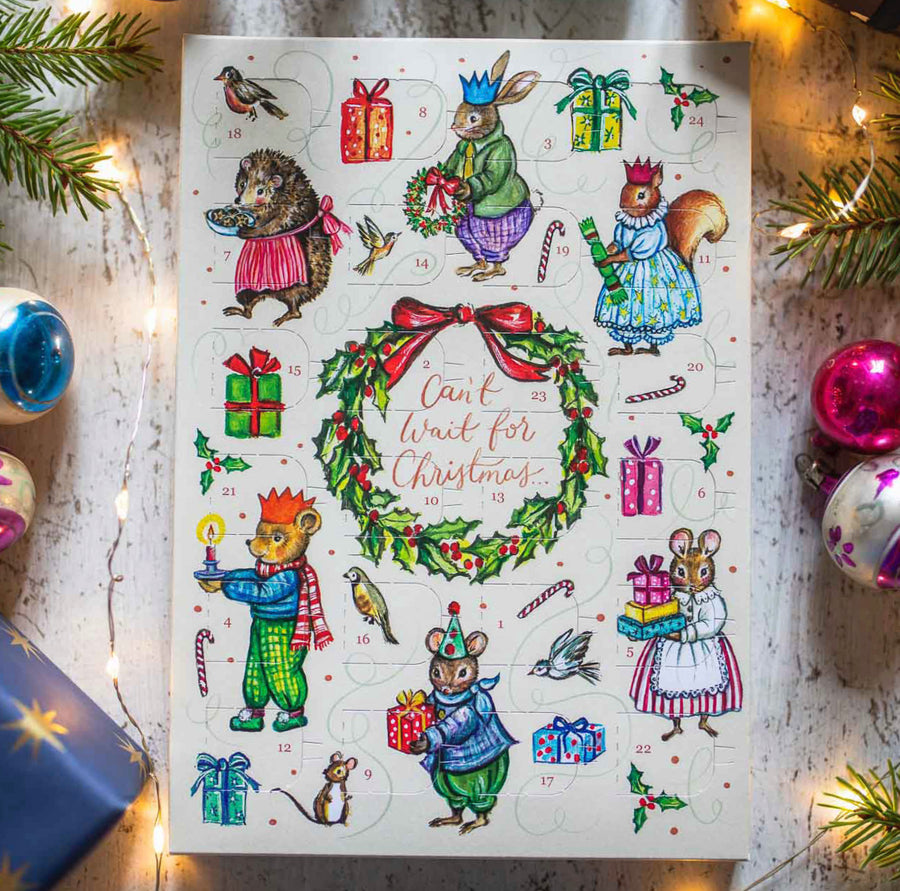 Mini Vintage Style Chocolate Advent Calendar