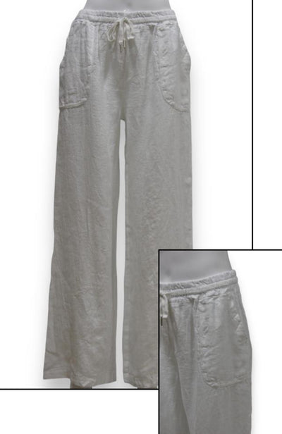 Wilma Wide Leg Linen Trouser