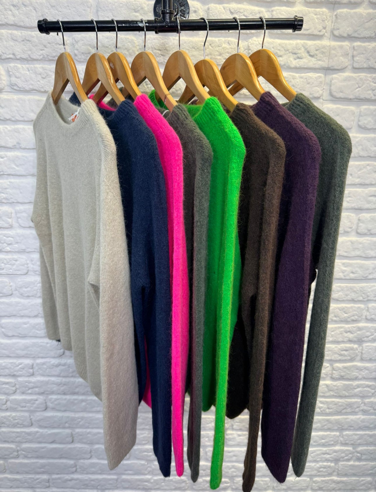Cary Crew Neck Alpaca Jumper