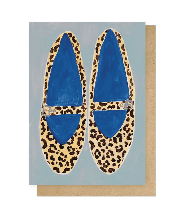 Leopard Shoes Card