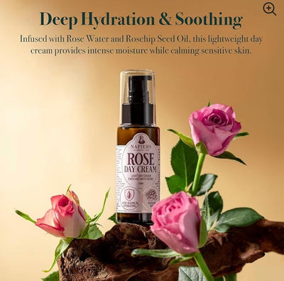 Napiers Rose Day Cream Aurina Pop UP Ltd