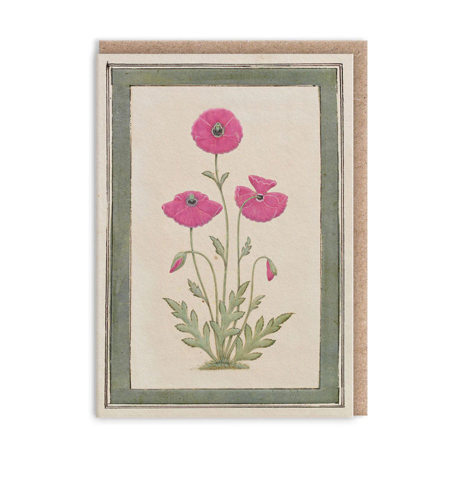 Poppies Mini Greeting Card