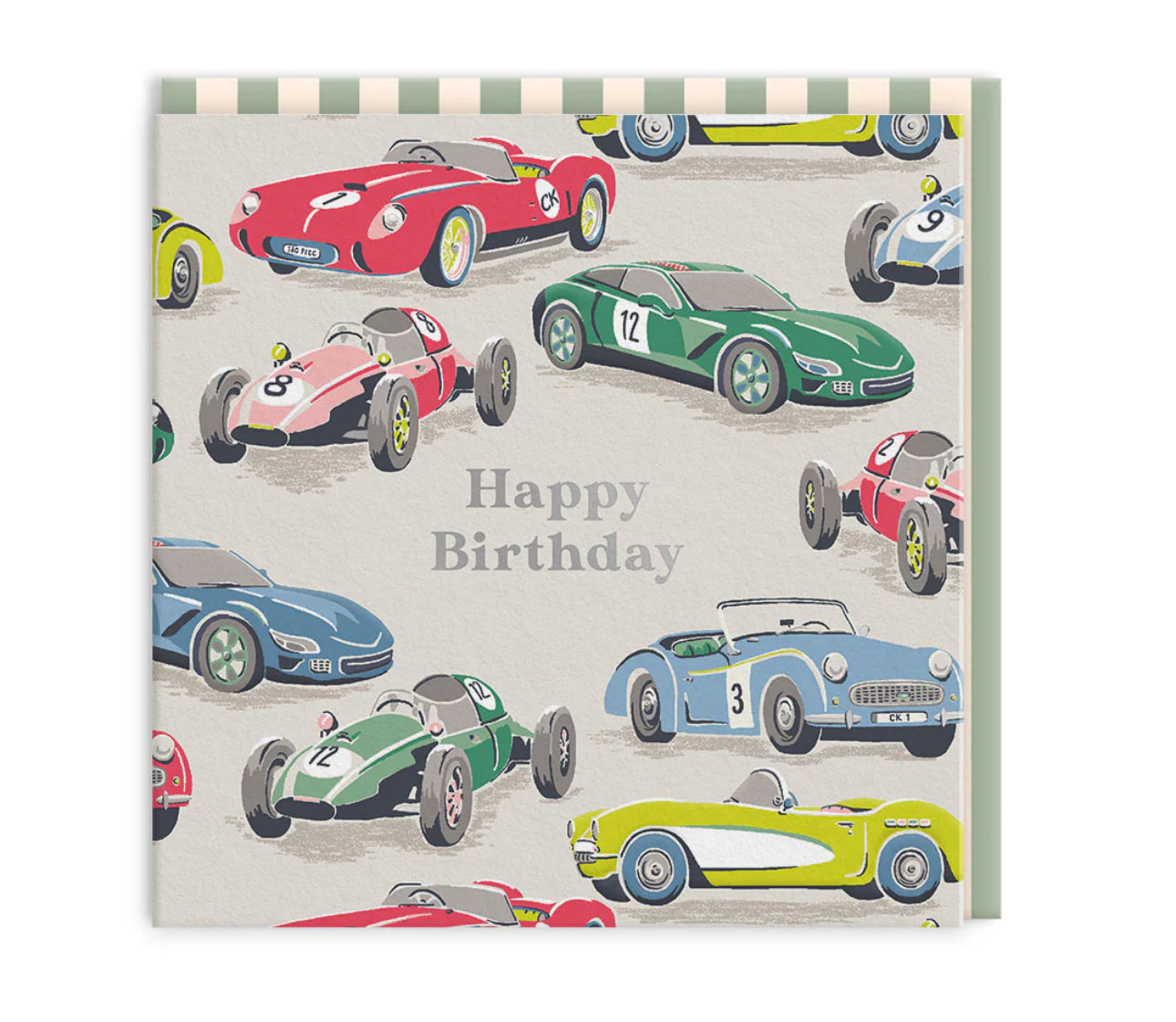 Birthday Cars Mini Greeting Card