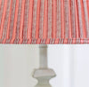 Raspberry Stripe Lampshade - 40 cm