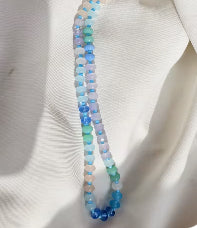 Single Strand Coloured Stone Necklace