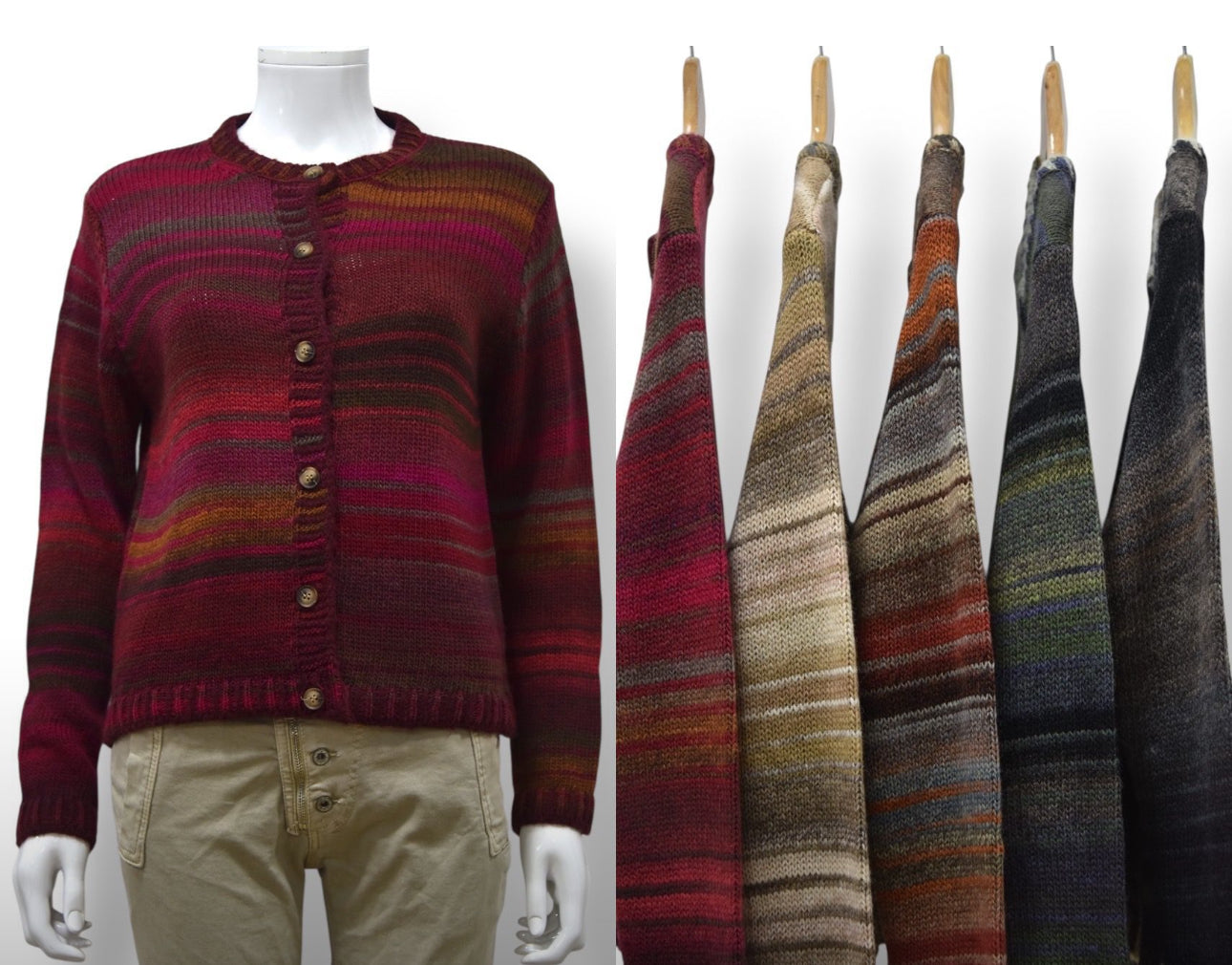 Jacquard Knit Cardigan Aurina Pop UP Ltd