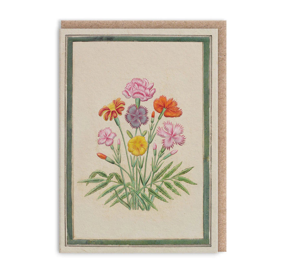 Carnations Mini Greeting Card