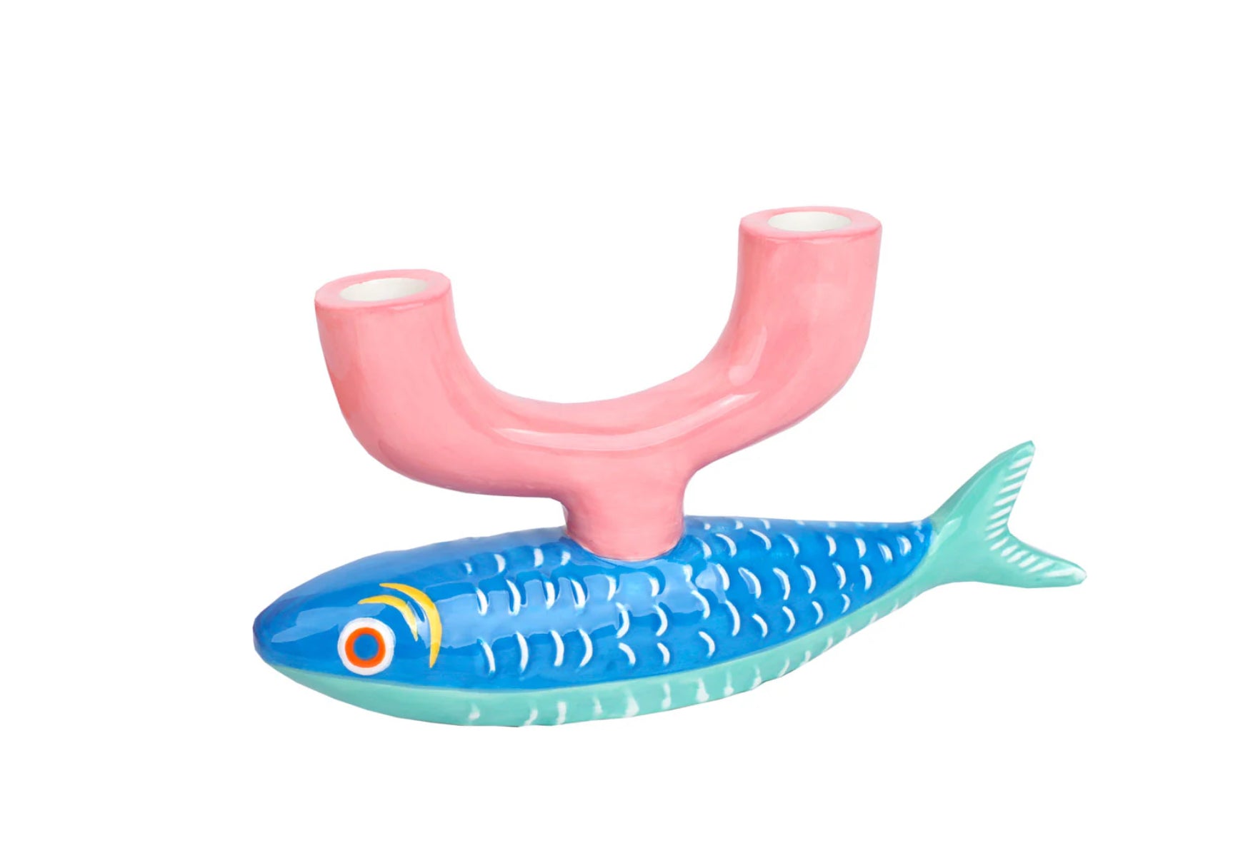 Ceramic Fish Candle Holder