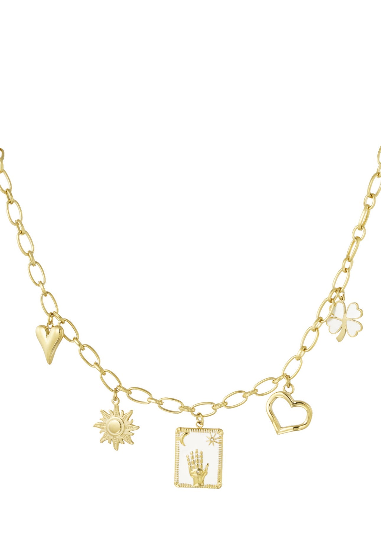 Hands Up Charm Necklace Aurina Ltd