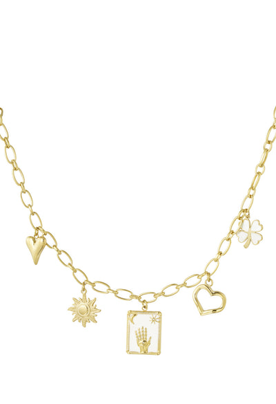 Hands Up Charm Necklace