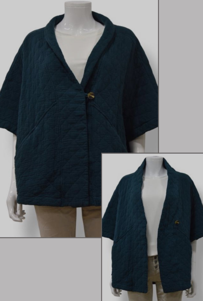 Quilted Coatigan