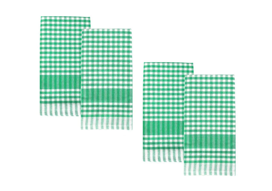 Green Gingham Fabric Napkin