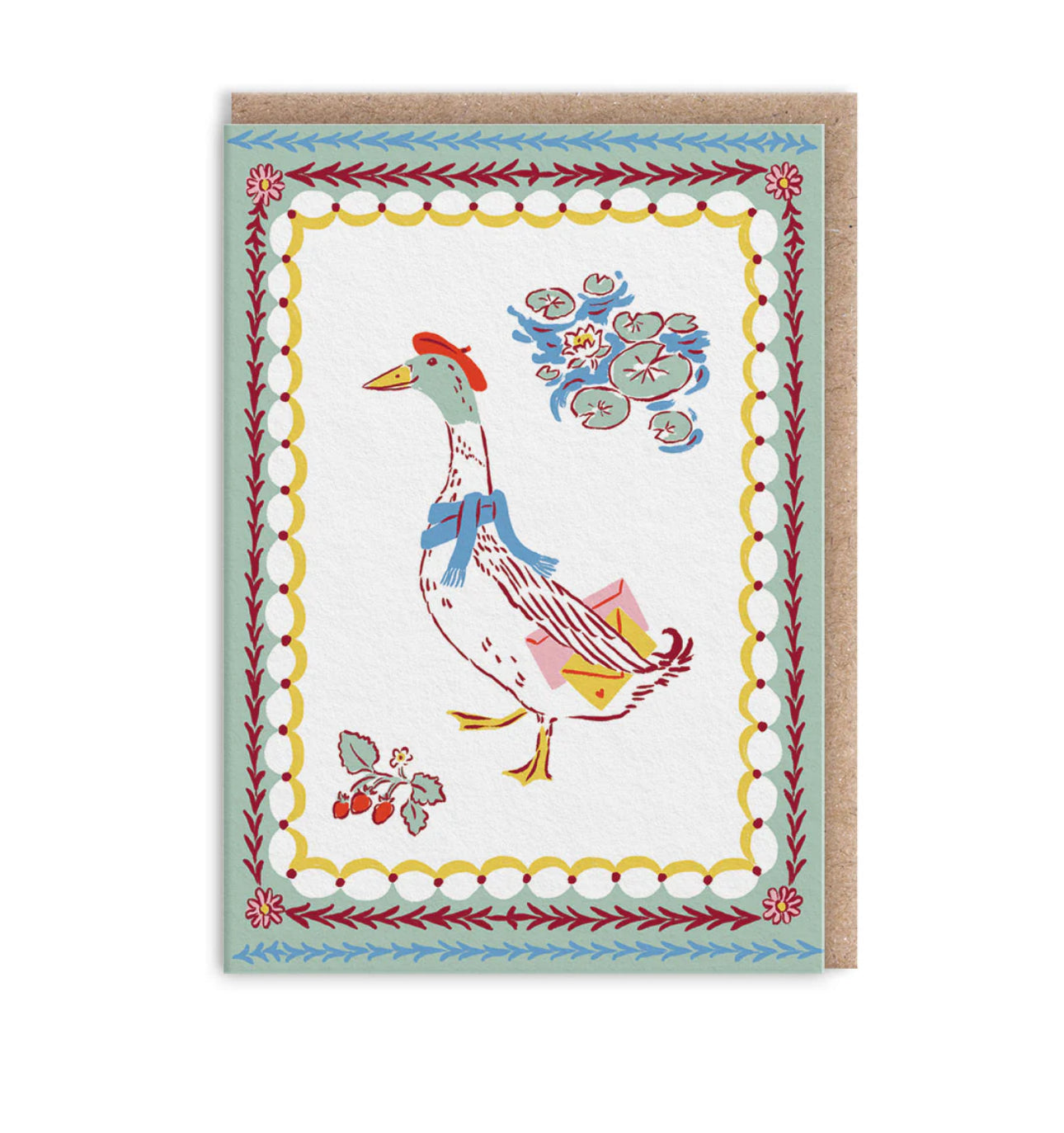 Pretty Duck Mini Greeting Card