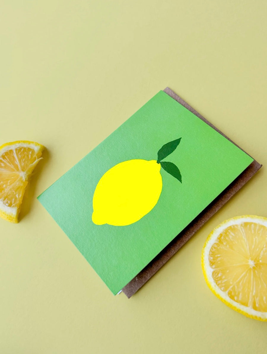 Mini Lemons Greeting Card
