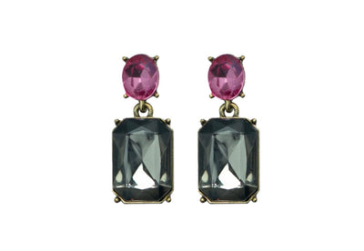 Vintage Gem Drop Earrings