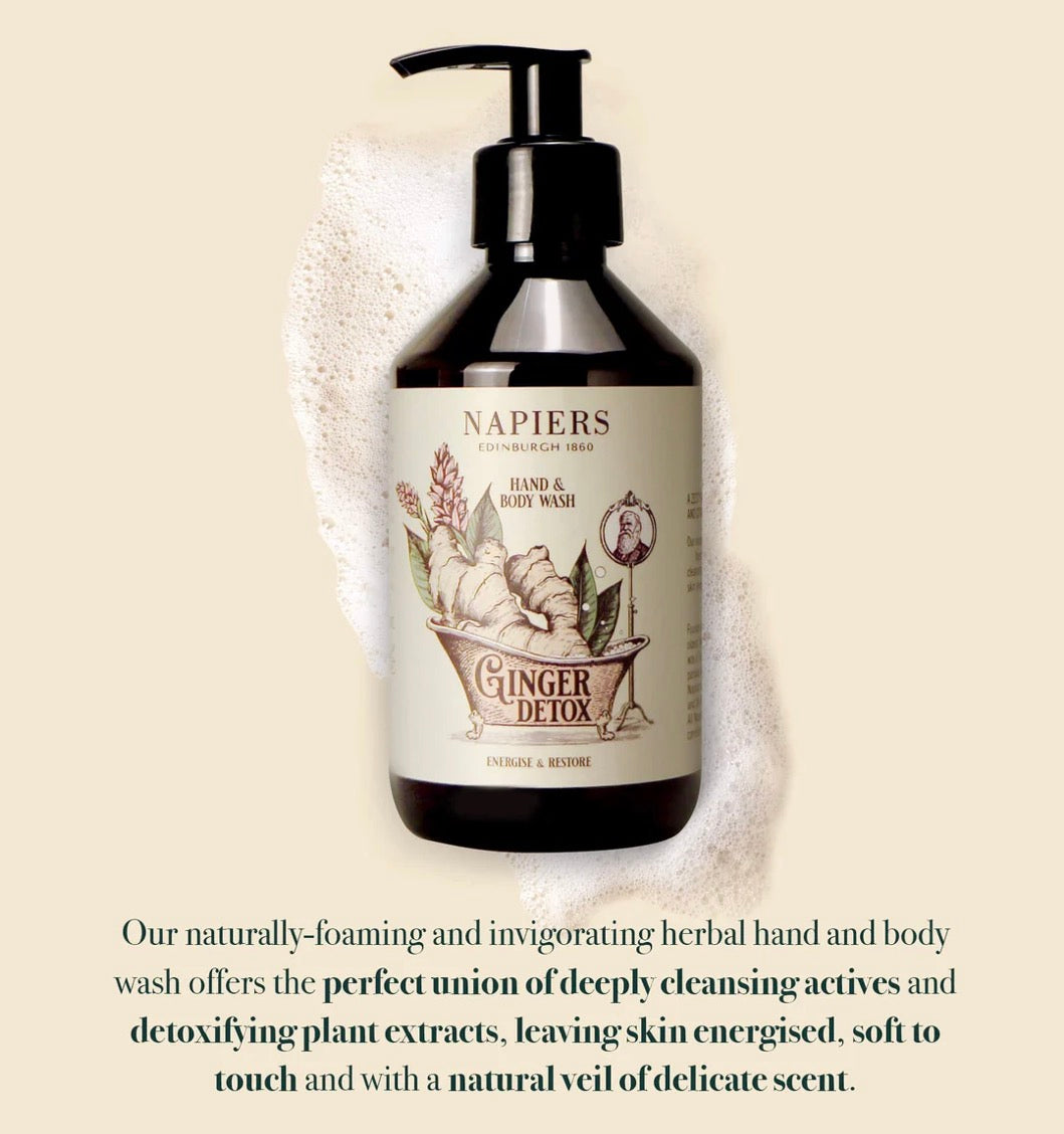 Napiers Ginger Detox Hand & Body Wash