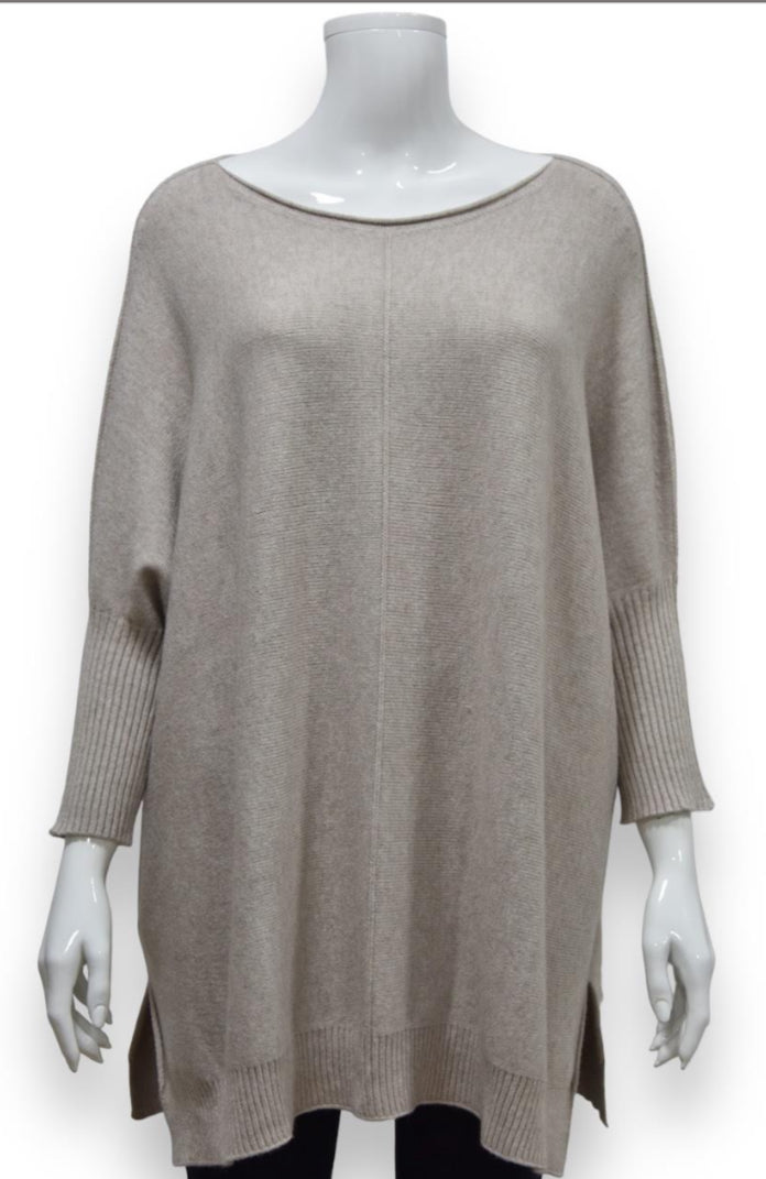 Luna Oversized Knitted Tunic Jumper