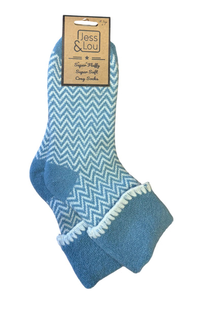 Cozy Chevron Socks