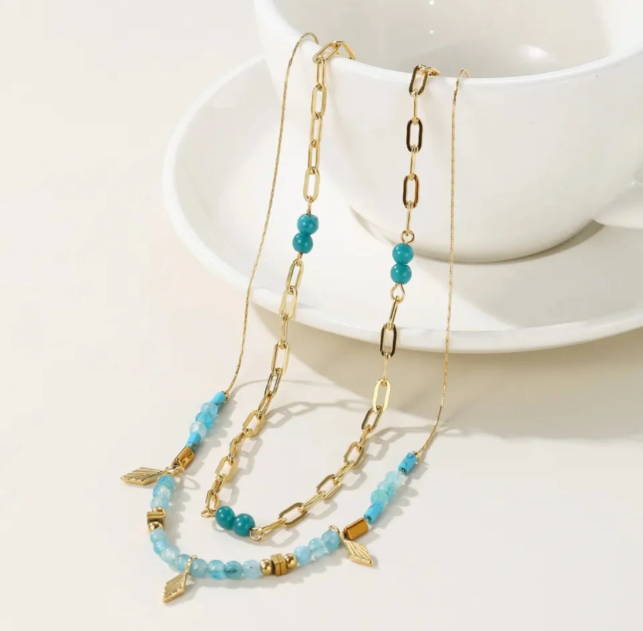 Della Double Layer Necklace