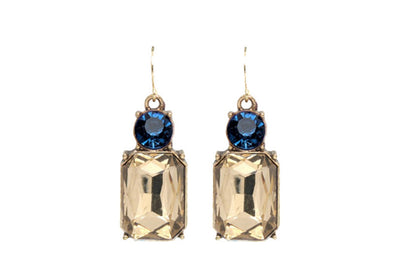 Vintage Gem Drop Earrings