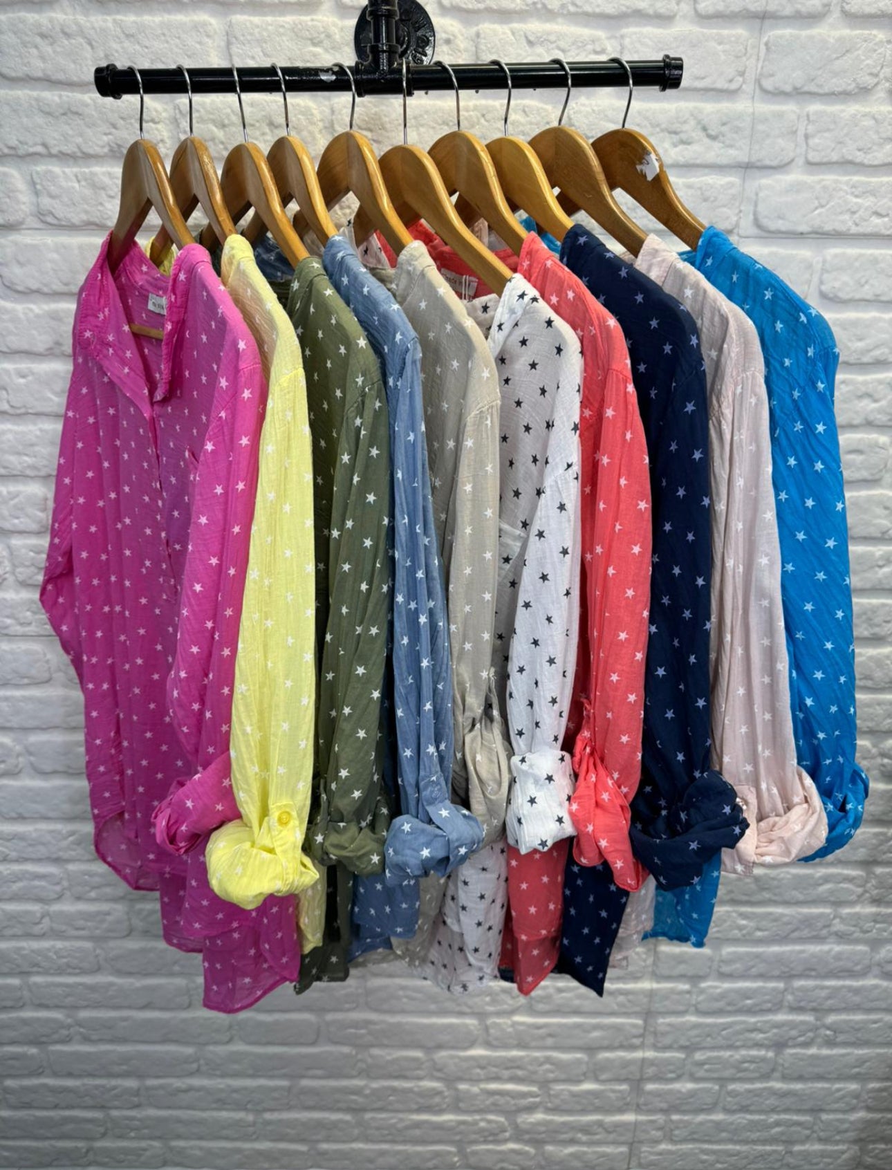 Summer Star Cotton Blouse