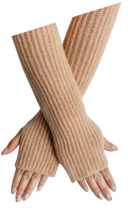 Plain Knitted Wool Gloves