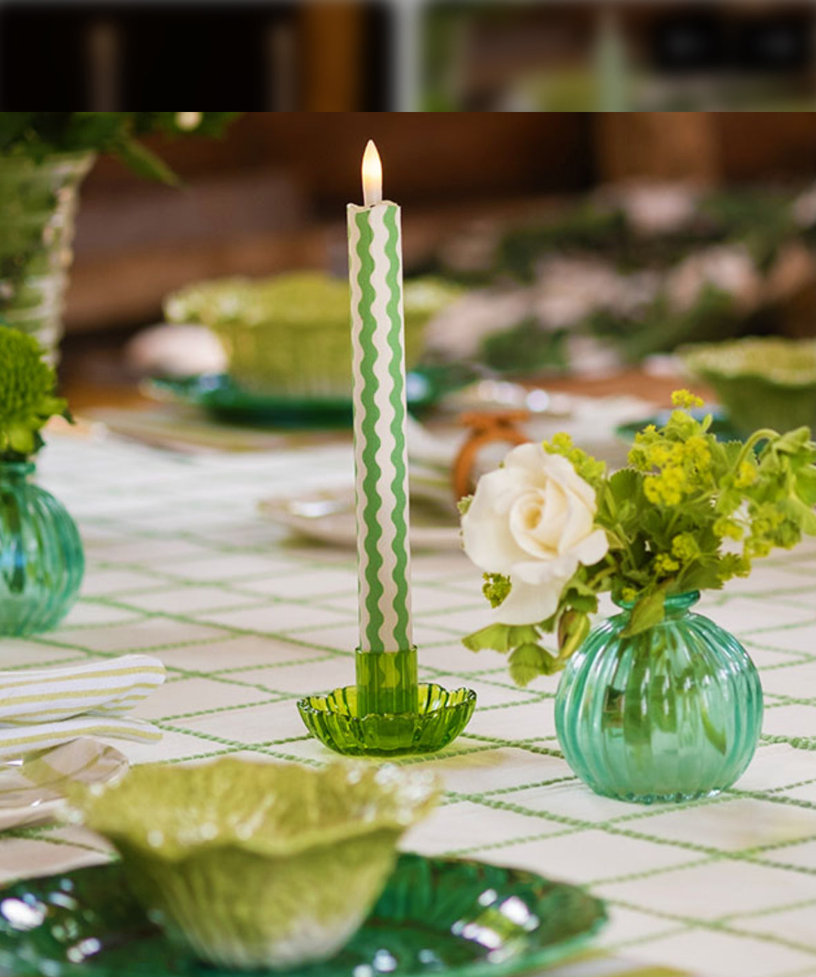 Ric Rac Appletini Flameless Candle