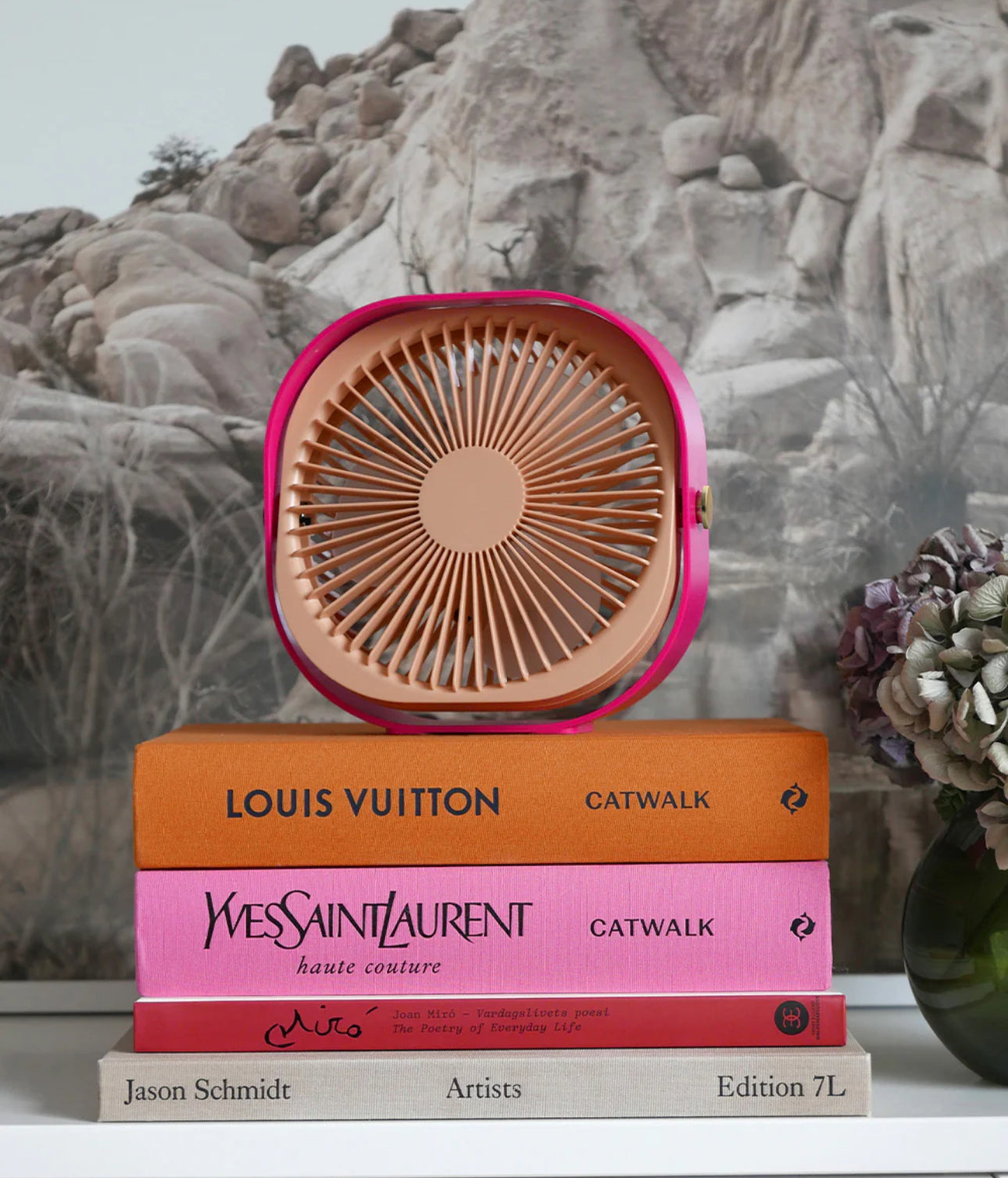 Fantastic Portable Table Fan - Cerise