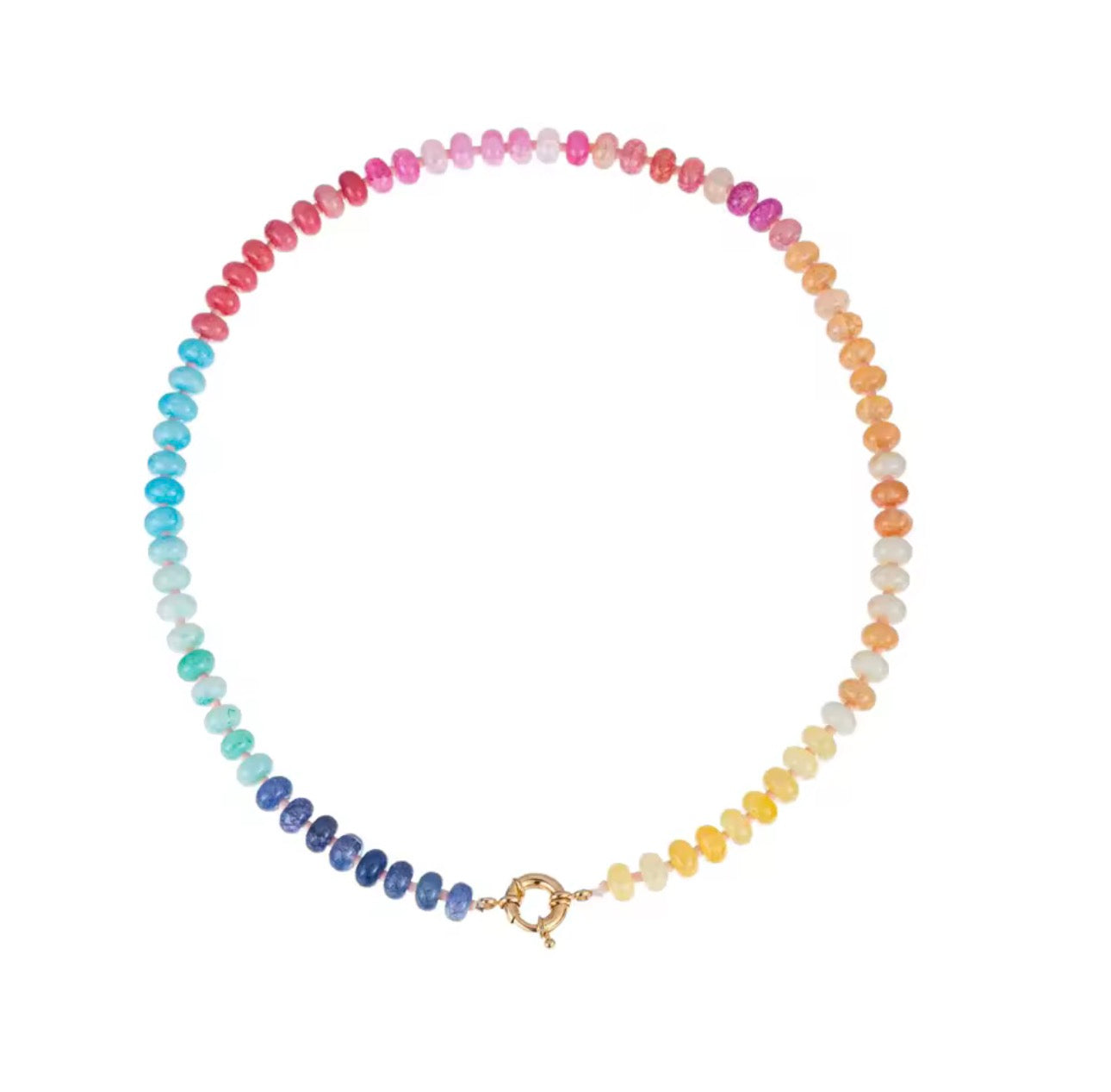 Coloured Natural Stone Necklace