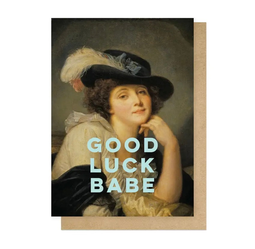 Good Luck Babe Card